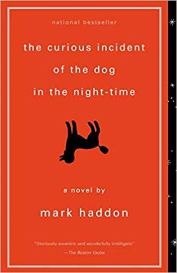 A red cover with the title features the silhouette of an upside down dog.